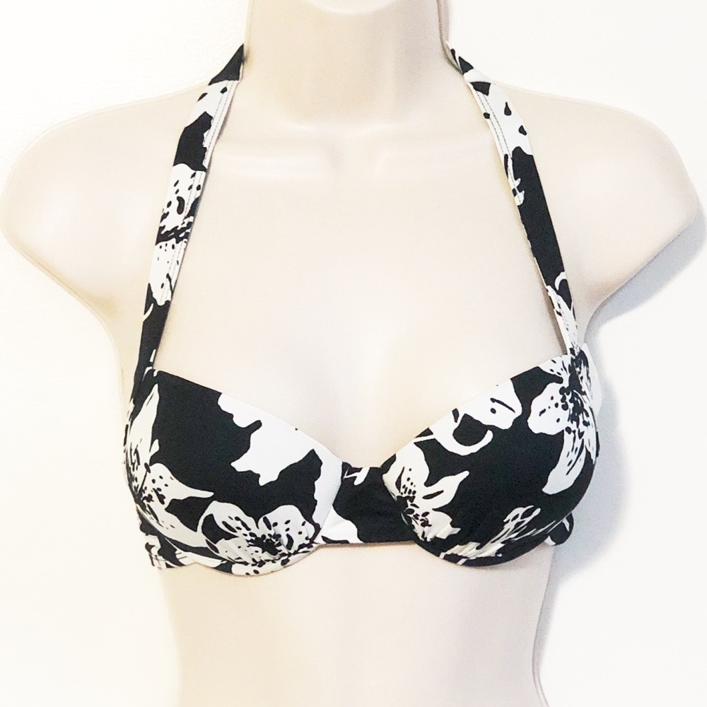 🆕 Lark & Ro floral padded push up bikini t…